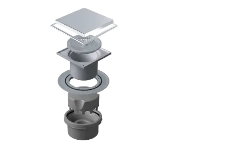 Трап точечный Pestan Confluo Standart VERTICAL PLATE 10X10 2 IN 1 NEW