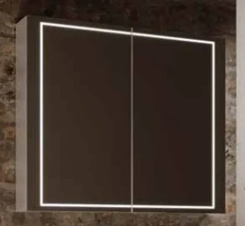 Зеркальный шкаф. Aqwella Simplex 80x70x15.5 см (ШxВxГ)