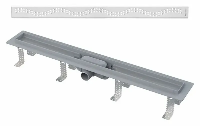 Душевой лоток AlcaPlast APZ8-Simple 850 с решеткой и опорами