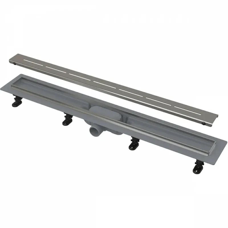 Душевой лоток AlcaPlast APZ18 950 Simple, со стальным бортиком и решеткой