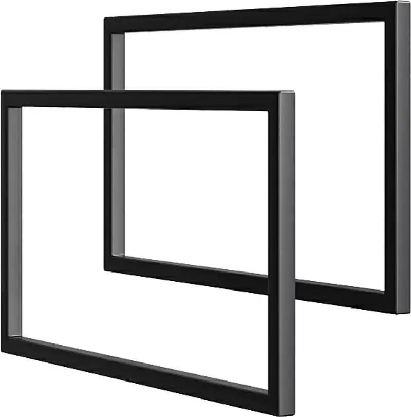 Комплект ножек Aqwella Fargo 1.8x25x44 см (ШxВxГ) Черный