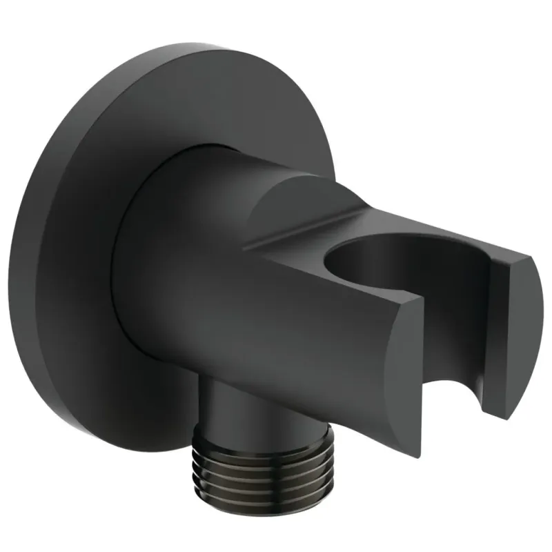 Держатель лейки с подключением Ideal Standard IDEALRAIN Black