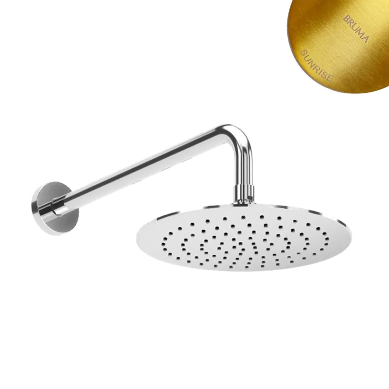 Система скрытого монтажа Bruma Leaf на 2 потока Set 167 130 1 SR, верхний душ 300мм Sunrise