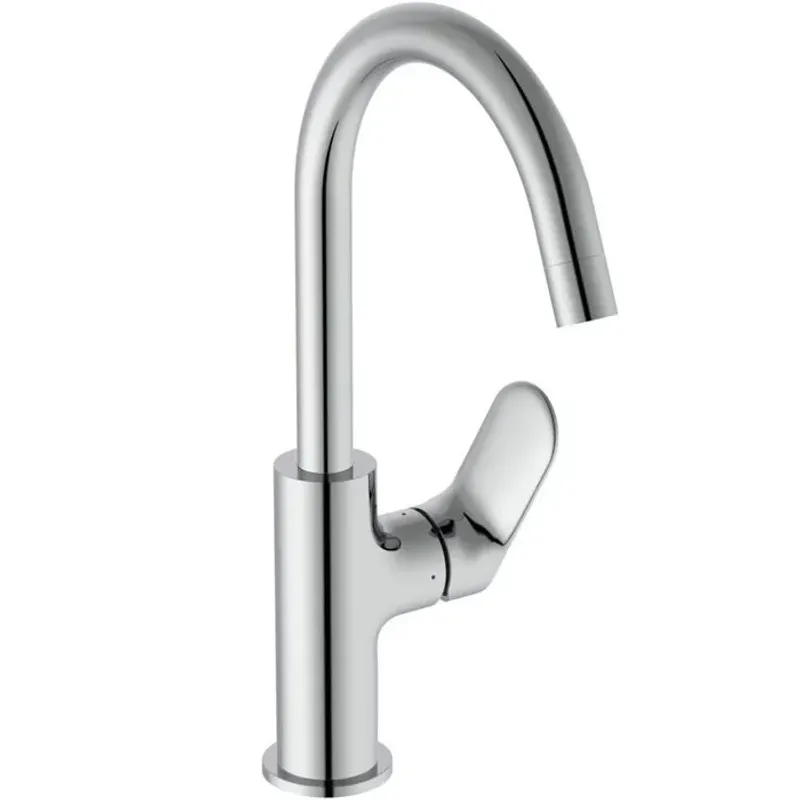 Ideal Standard Ceralife O Смеситель для раковины H21.5см., на 1 отв., с поворотным изливом, хром