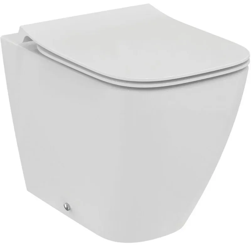 Унитаз приставной Ideal Standard i.life B безободковый RimLS+, c крышкой Soft-close