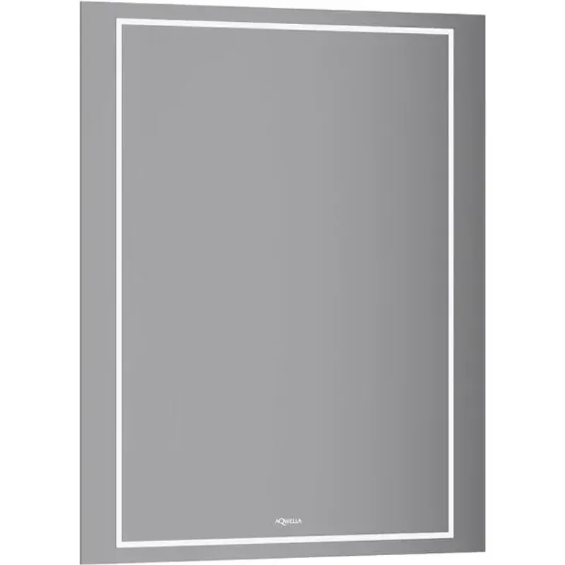 Зеркало с подсветкой и подогревом Aqwella Vision 60x70x3 см (ШxВxГ)