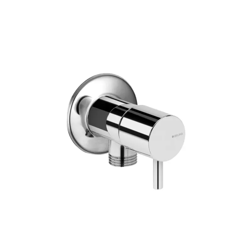 Угловой кран с подключением 3/8" - Elo 125 280 1CR Chrome