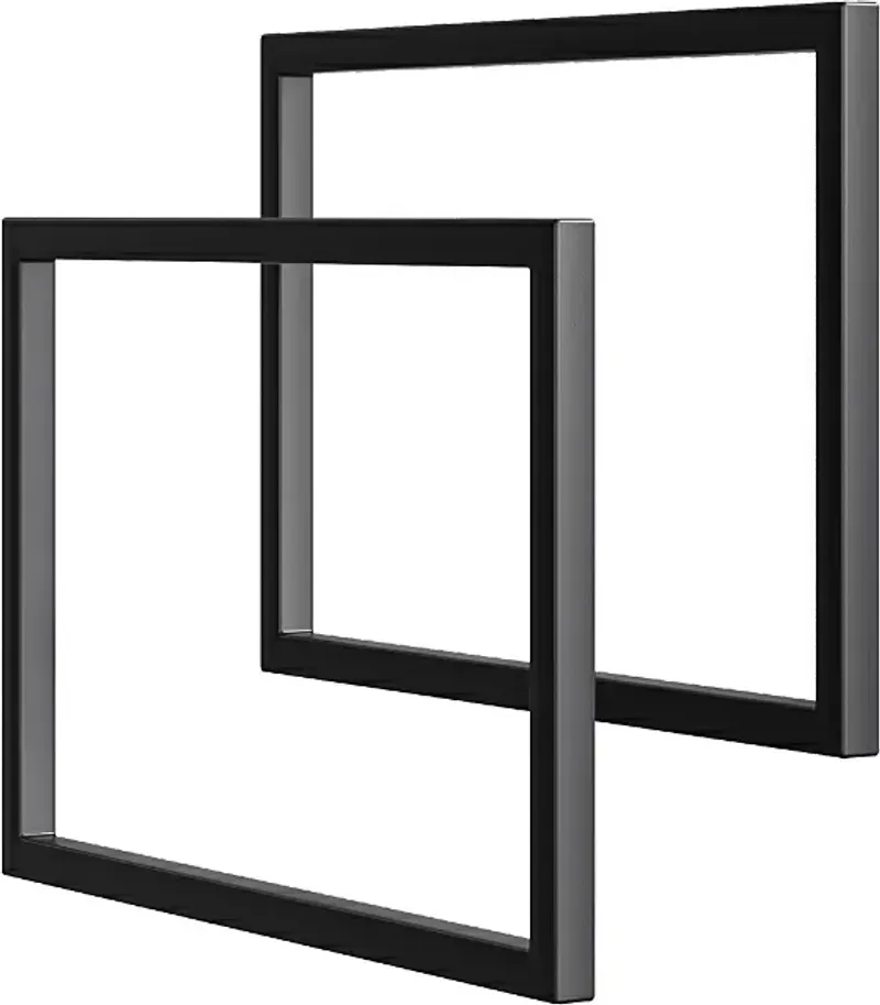 Комплект ножек Aqwella Fargo 1.8x25x38.2 см (ШxВxГ) Черный