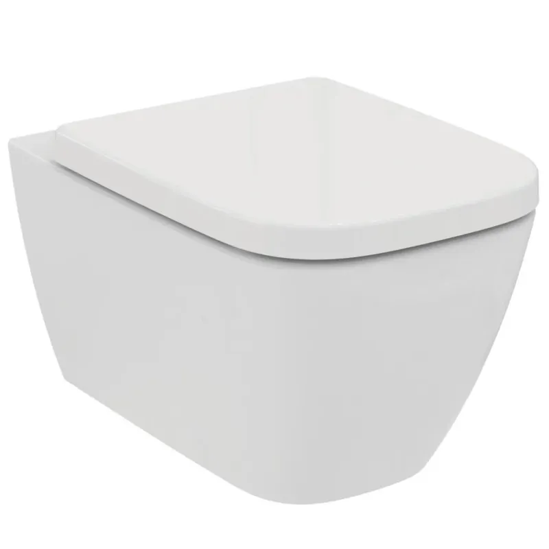 Подвесной унитаз Ideal Standard i.life B с технологией RimLS+ с сиденьем Soft-close